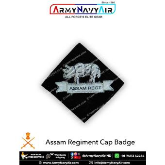Assam Regiment Cap Badge : ArmyNavyAir.Com