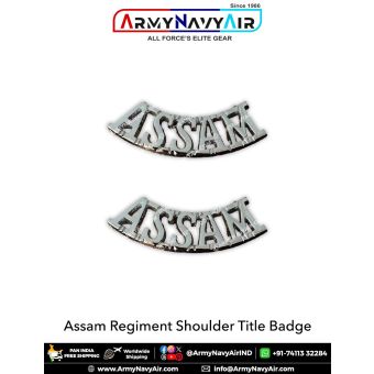 Assam Regiment Shoulder Title Badge : ArmyNavyAir.com