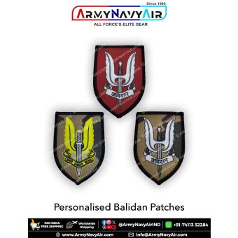 Personalised Balidan Patch : ArmyNavyAir.com