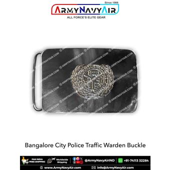 Bangalore City Police Traffic Warden Buckle : ArmyNavyAir.com