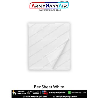 NCC BedSheet White : ArmyNavyAir.com