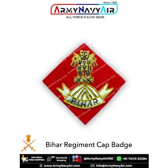Bihar Regiment Cap Badge : ArmyNavyAir.com