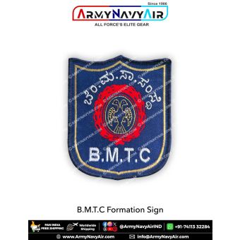 BMTC ಬೆಂ.ಮ.ಸಾ.ಸಂಸ್ಥೆ Formation Sign : ArmyNavyAir.com