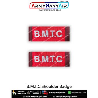 BMTC Shoulder Badge : ArmyNavyAir.com