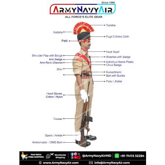 BSF Ceremonial Uniform Dress Items : ArmyNavyAir.com