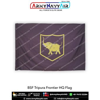 BSF Flag Tripura Frontier HQ : ArmNavyAir.com