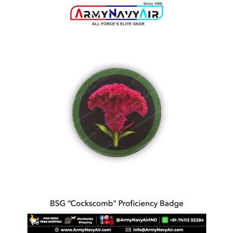 BSG Cockscomb Proficiency Badge - Combo of 2 Patches