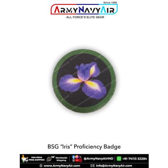 BSG Iris Proficiency Badge - Combo of 2 Patches
