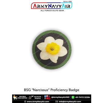 BSG Narcissus Proficiency Badge – Combo of 2 Patches