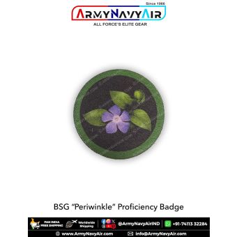 BSG Periwinkle Proficiency Badge – Combo of 2 Patches