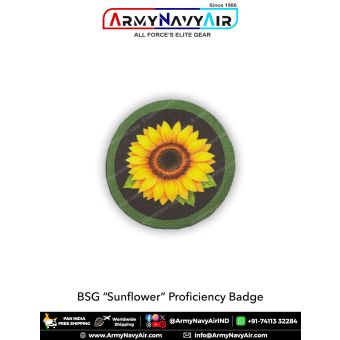 BSG Sunflower Proficiency Badge – Combo of 2 Patches