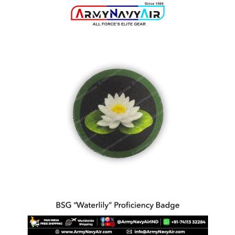 BSG Waterlily Proficiency Badge – Combo of 2 Patches