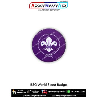 BSG World Scout Badge : ArmyNavyAir.com