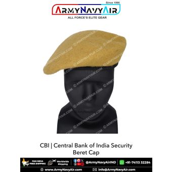 CBI | Central Bank Of India Security Beret Cap : ArmyNavyAir.Com