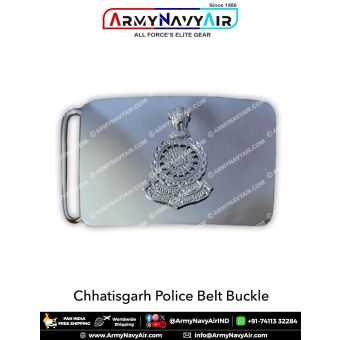 Chhatisgarh Police Belt Buckle : ArmyNavyAir.com
