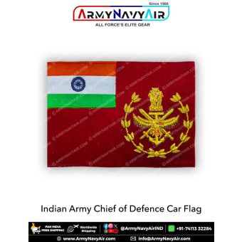 Chief of Defence Staff Car Flag : ArmyNavyAir.Com