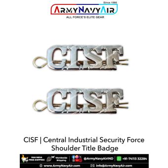 CISF Shoulder Title Badge : ArmyNavyAir.Com