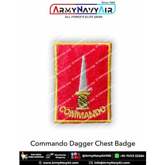 Commando Dagger Chest Badge : ArmyNavyAir.com