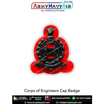 Corps Of Engineers Cap Badge : ArmyNavAir.com