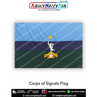 Indian Army Signals Flag : ArmyNavyAir.com
