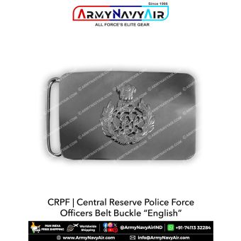 CRPF Officer Belt Buckle (Hindi) : ArmyNavyAir.com