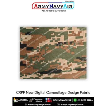 CRPF Digital New Camouflage Fabric : ArmyNavyAir.com