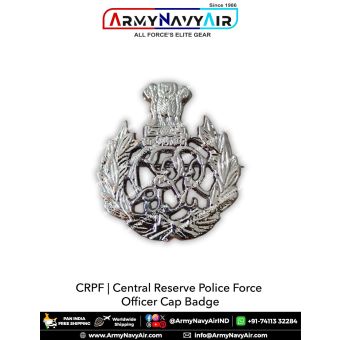 CRPF Officer Cap Badge (English) : ArmyNavyAir.com
