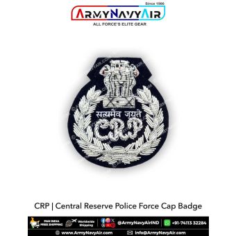 CRP|Central Reserve Police Force Cap Badge : ArmyNavyAir.com