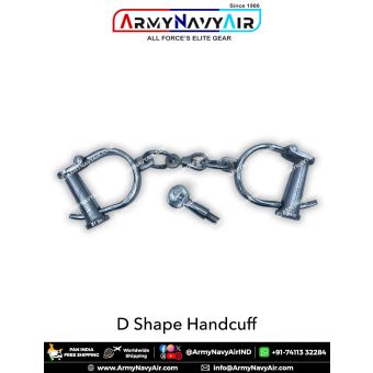 D Shape Handcuffs : ArmyNavyAir.com