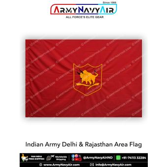 Indian Army Delhi- Rajasthan Area Flag : ArmyNavyAir.com