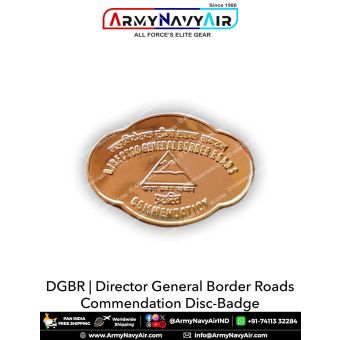 DGBR | Director General Border Roads Commendation Disc-Badge : ArmyNavyAir.com