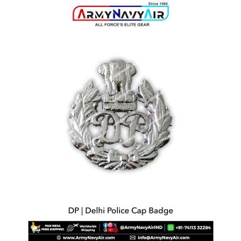 Delhi Police Cap Badge : ArmyNavyAir.com