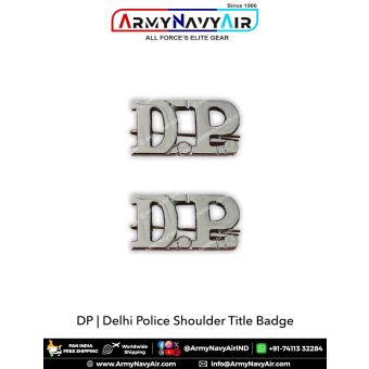 Delhi Police Shoulder Title Badge : ArmyNavyAir.com