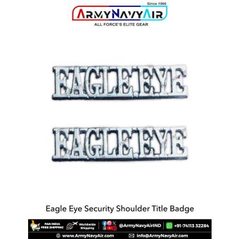 Eagle Eye Security Shoulder Title (Pack Of 100) : ArmyNavyAir.com