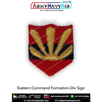 Indian Army Eastern Command Formation-Div Sign : ArmyNavyAir.Com