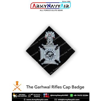 Garhwal Rifles Cap Badge : ArmyNavyAir.Com