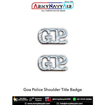 Goa Police Title Shoulder Badge : ArmyNavyAir.com