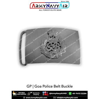 Goa Police Belt Buckle : ArmyNavyAir.com