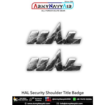 HAL Security Shoulder Title-Badge : ArmyNavyAir.Com