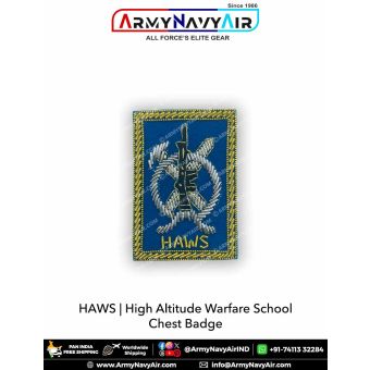 HAWS|High Altitude Warfare School Chest Badge: ArmyNavyAir.com