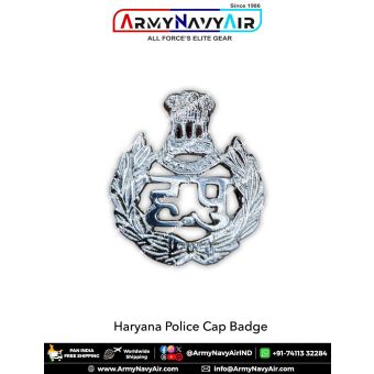 Haryana Police Cap Badge: ArmyNavyAir.com