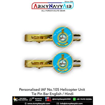 Indian Air Force No 105 Helicopter Unit IAF Tie Pin Bar :ArmyNavyAir.com