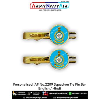 Indian Air Force No 2209 Squadron IAF Tie Pin Bar :ArmyNavyAir.com