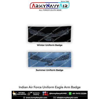 IAF Indian Air Force Eagle Arm Badge : ArmyNavyAir.com