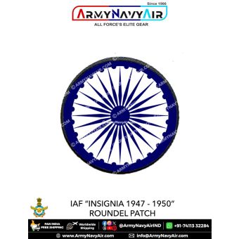 IAF | Indian Air Force Past Insignia 1947-1950 Roundel Patches : ArmyNavyAir.com