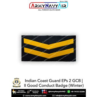 Indian Coast Guard 2 GCB | Good Conduct Badges (Winter) : ArmyNavyAir.com