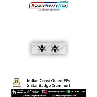 Indian Coast Guard EPs 2 Star Badges (Summer) : ArmyNavyAir.com