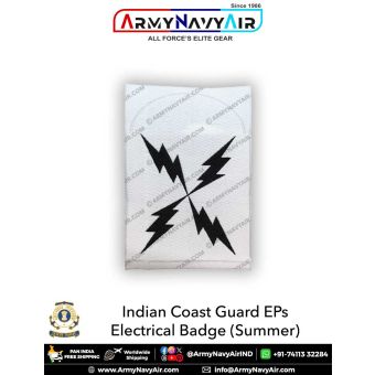 Indian Coast Guard EPs Electrical Badges (Summer) : ArmyNavyAir.com