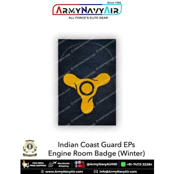 Indian Coast Guard EPs Engine Room Badges (Winter) : ArmyNavyAir.com
