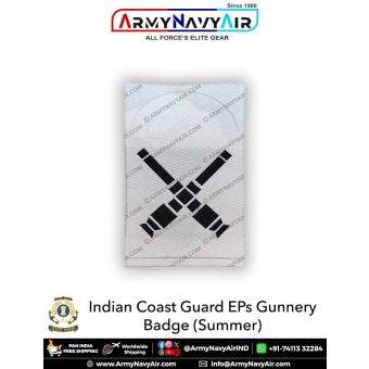 Indian Coast Guard EPs Gunnery Badges (Summer) : ArmyNavyAir.com